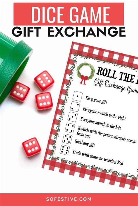 dice game gifts